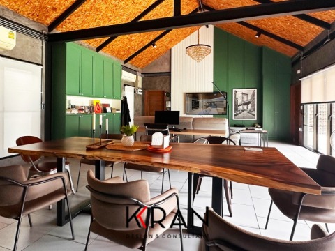 รับออกแบบตกแต่งห้องทำงานภายในบ้าน