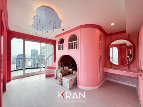 รับออกแบบตกแต่งห้องเด็กเล่นราคาไม่แพง